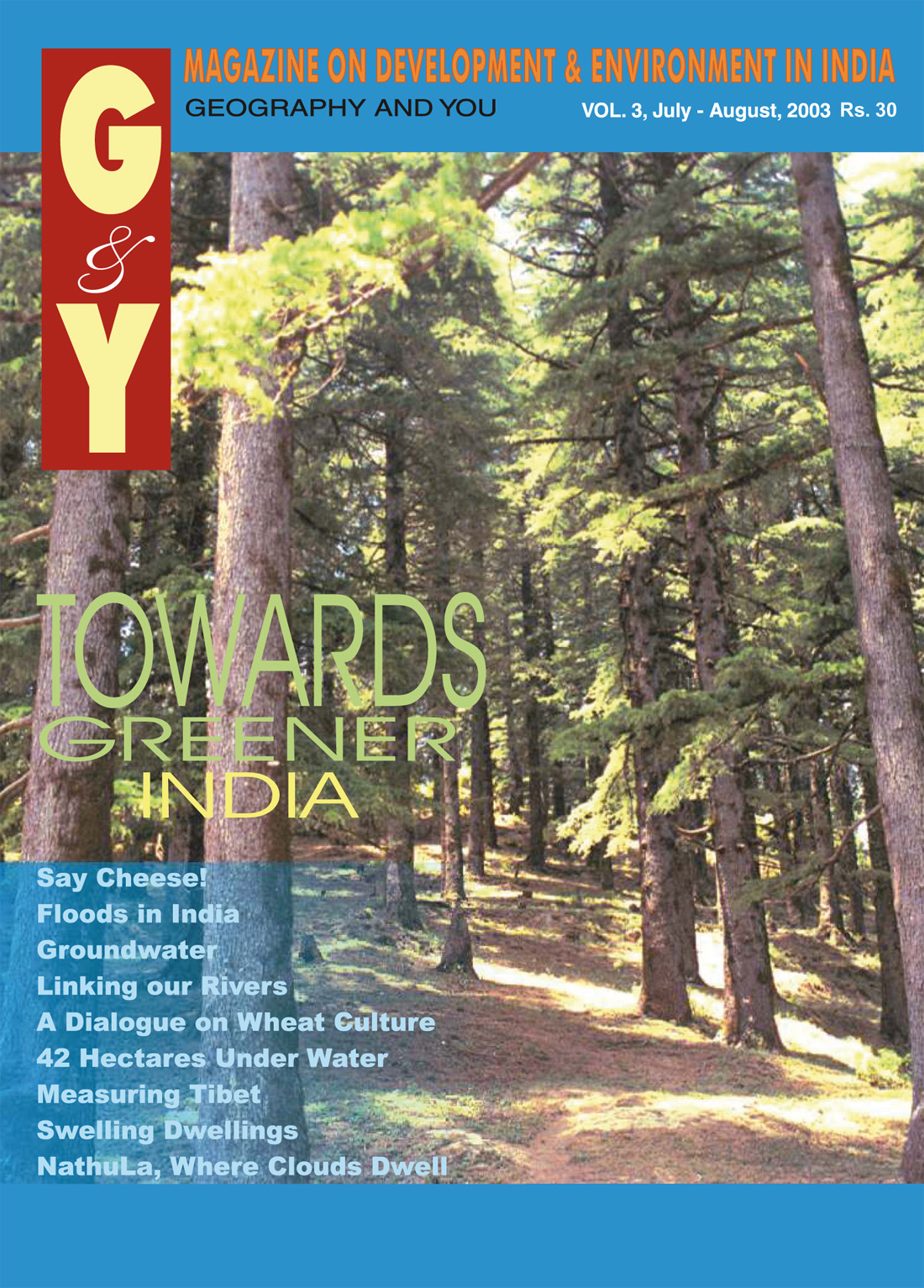 Towards Greener India (Jul-Aug 2003) cover